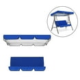 thumbnail image 4 of Juego de funda de columpio Sunnimix Toldo abatible 3 asientos impermeable, 4 of 8