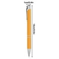 thumbnail image 3 of PONPRNGY 1Pc Slim Stainless Steel Retractable Ballpoint Pens, Nice Gift for Business office Students Teachers Wedding Christmas, 3 of 6