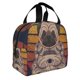 thumbnail image 2 of Disketp Pug dog Yoga Bolsa Térmica para Almuerzo para Hombre y Mujer, Ideal para Trabajo, Senderismo y Picnic, 2 of 8