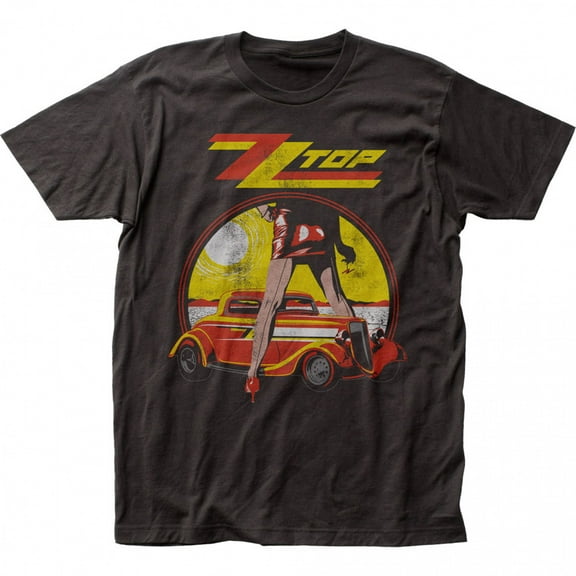 Men's ZZ Top Legs Slim Fit T-shirt Large Coal