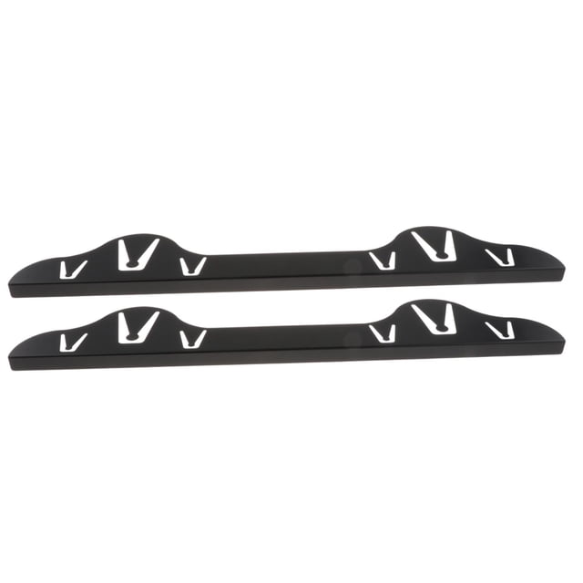GROWTH TANK 4 Pcs Couvercles de Cuisinière en Acier Inoxydable Robustes Rétractables pour Cuisinière Noir