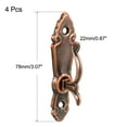 thumbnail image 2 of Durable Curtain Hooks Wall Mounted Utility Antique Copper Hook for Coat Towel Key Hat 78mm x 22mm x 19mm with Screw 4pcs, 2 of 6