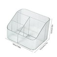 thumbnail image 3 of SLYNSHome Office Desk Storage Organizer,4 Compartments Box DIY Box Remote Cosmetic Holder Pen Pencil Stationery Basket, 3 of 5