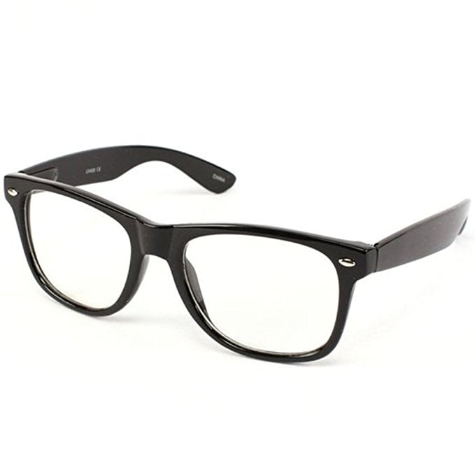 Outray 3 Pack Kids Children Nerd Retro Clear Lens Eye Glasses Age 3-10