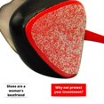 thumbnail image 5 of Paquete de 6 pegatinas protectoras de suela para zapatos de tacón alto - Fondos rojos transparentes 3M CL Christian Louboutin - Compatible con todos los tacones - 6 hojas para 3 pares de zapatos - Hoj, 5 of 5
