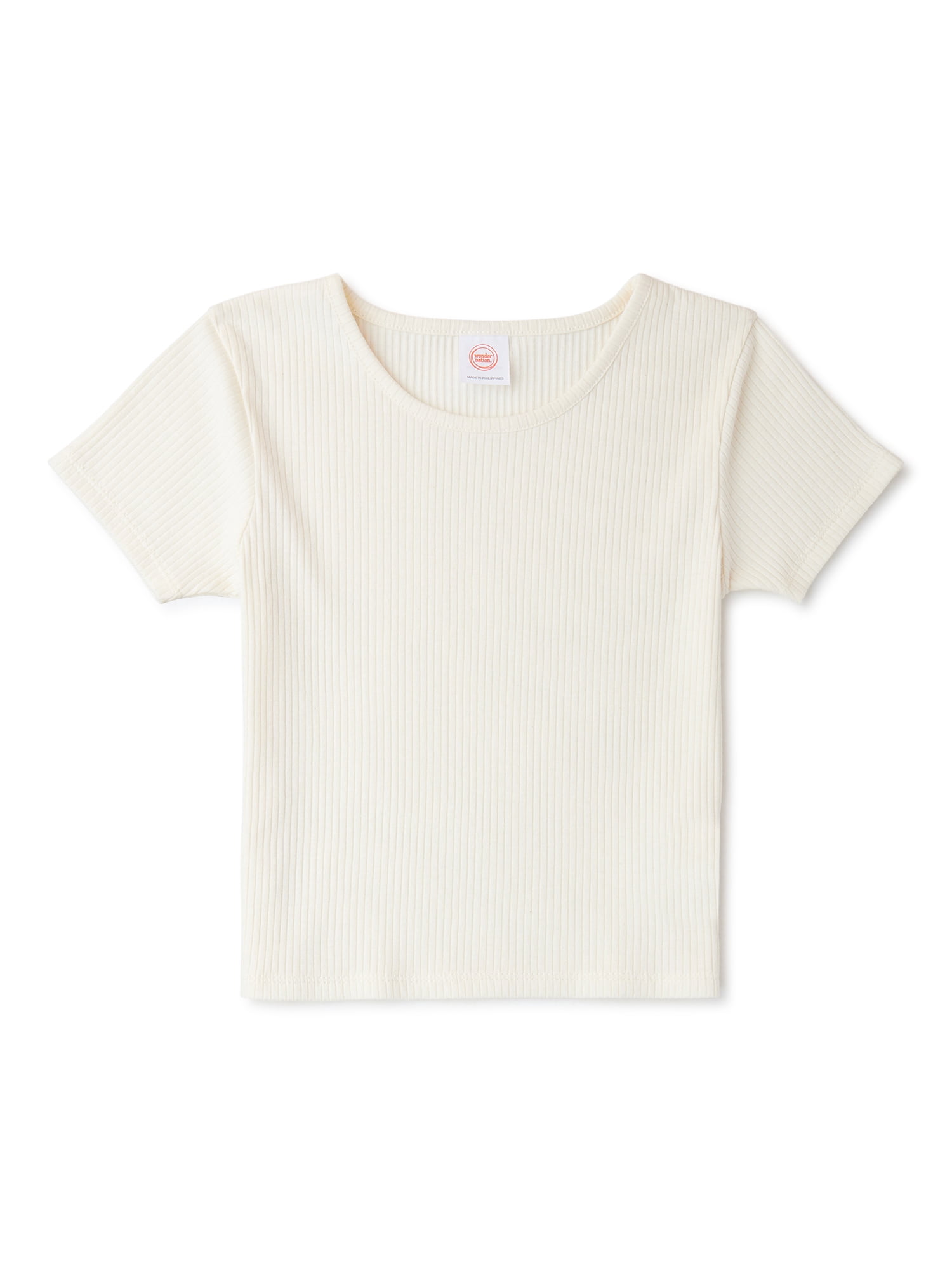 Wonder Nation Girls Short Sleeve Tee & Dress Set, Sizes 4-18 & Plus