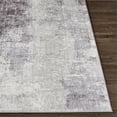thumbnail image 3 of Surya Wanderlust WNL-2325 106 x 148" Rectangle Modern Fabric Rug in Gray/White, 3 of 7