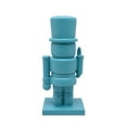 thumbnail image 4 of Holiday Time 7.56" resin Nutcracker stocking holder in bright blue color, 4 of 4