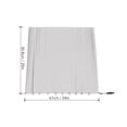 thumbnail image 2 of Fireplace Spark Guard Curtain: Durable Stainless Steel Mesh, Beautiful Fire View, 2 of 6