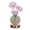 Pink, variant on Rechargeable Tulip LED Table Lamp Cordless Touch Dimming Glass Flower Butterfly Orchid Sunflower Night Light for Bedroom Living Room Gift Purple