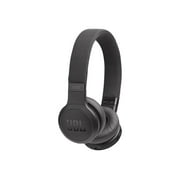 JBL Live 400BT On-Ear Wireless Headphones with Voice Assistant (Black)