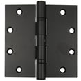 thumbnail image 6 of Commercial Grade Ball Bearing Hinge, 4-1/2 Inches, Square Corner, .134 Gauge, Polished Brass by Stone Harbor Hardware, 6 of 21