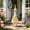 Yellow106, variant on Tuvgenk Porch Goose Outfits 23" Spring Porch Goose Clothes Set Plastic 2 Pack Lawn Decorations Outdoor with Hat
