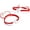 red B, variant on 2 Pieces Friendship Cross Bracelet Black String Rope Braided Bracelet Stainless Steel Handmade Lucky Matching Couple Strand Bracelets Kabbalah Protection Cross Religion Jewelry