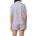 thumbnail image 2 of Splendid Womens Notch Collar Woven Boxer Pajama Set Style-RLD0243, 2 of 4