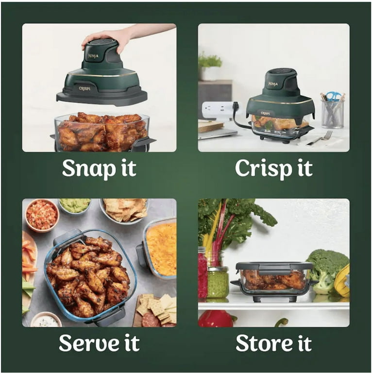 Ninja Crispi 5-in-1 Portable Glass Air Fryer FN103CO - Walmart.com