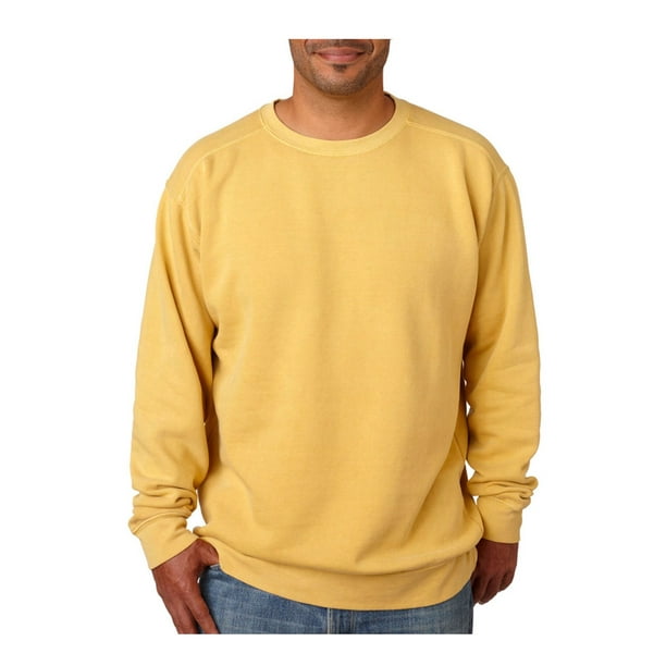yellow comfort colors crewneck