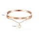 thumbnail image 5 of Pulsera Ryscom con cristal de zirconia y dije de corazon oro rosado casual, 5 of 5