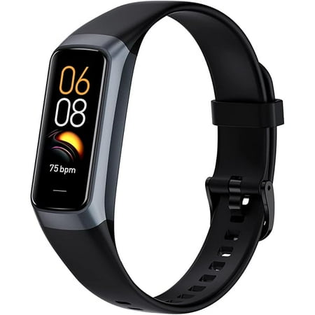 Fitness Tracker with 24/7 Heart Rate Blood Oxygen Sleep Monitor,Activity Tracker with 1.1" AMOLED Touch Color Screen, Multiple Sport Modes Step Counter,IP68 Waterproof for Women Men