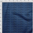 thumbnail image 3 of oneOone Georgette Viscose Royal Blue Fabric Snake Animal Skin Dress Material Fabric Print Fabric By The Yard 42 Inch Wide, 3 of 4
