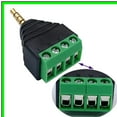thumbnail image 4 of Adaptateur Audio Stéréo TRRS 4 Pôles 3,5 mm avec Borne à Vis, 4 of 5