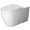 White with HygieneGlaze, variant on Duravit 2171010085 Starck Single Flush & Dual Flush Two-Piece Floor Mounted Elongated Toilet in White