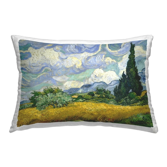 Stupell Industries Classic Farmland Pasture Decorative Printed Throw Pillow Design by Vincent Van Gogh
