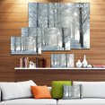 thumbnail image 3 of Arbres d'Hiver Rétroéclairés par le Soleil du Matin - Grande Impression sur Toile de Forêt, 3 of 4