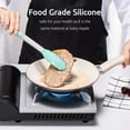 thumbnail image 4 of 600°F Heat Resistant Kitchen Tongs: U-Taste 7/9/12 inch Silicone Cooking Tong Set with Non Stick Rubber Tips and Silicon Coated 18/8 Stainless Steel Handle for Serving Grilling Salad(Aqua Sky), 4 of 8