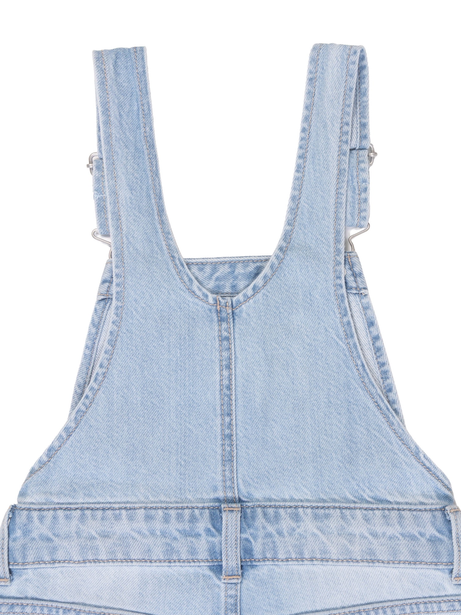 Wonder Nation Girls Denim Overall, Sizes 4-18