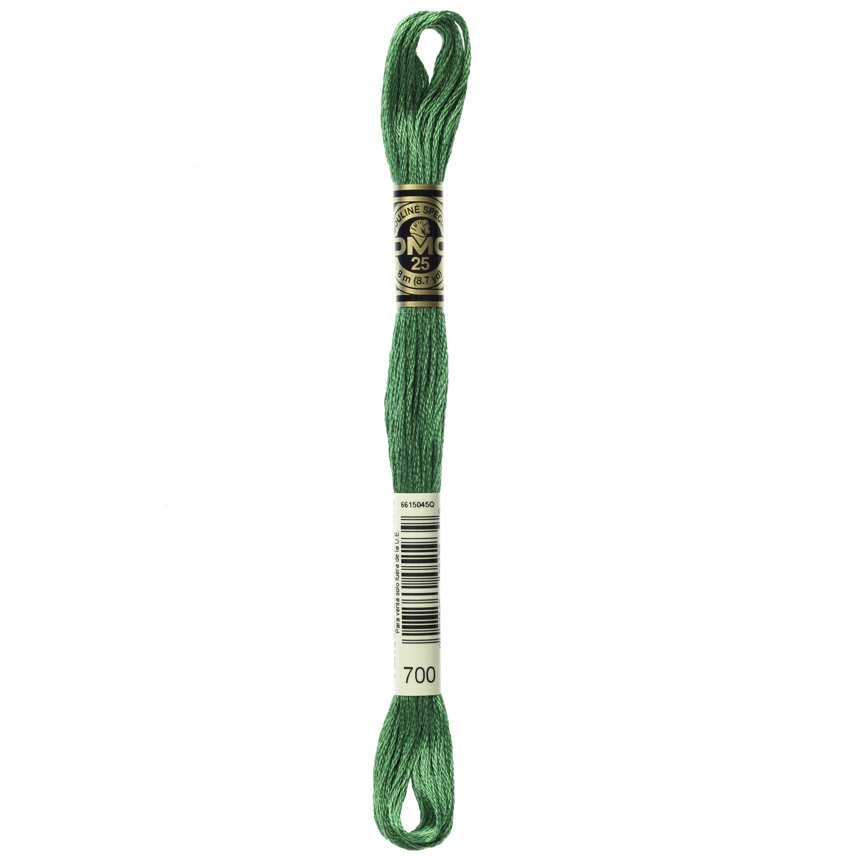 (12 pack) DMC Mouline 117-700 Six-Strand Embroidery Thread,Bright Green, 8.7-Yards