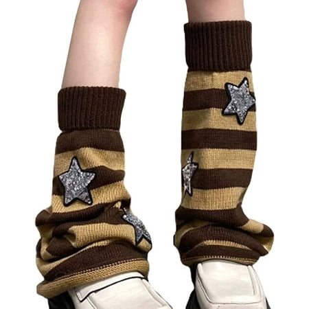 

AMILIEe Lolita Leg Warmers Women Japanese Style Student Kawaii Gothic Knit Cute Long Socks