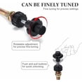 thumbnail image 5 of 6FT Heavy Duty Vernier Adjustable Lock Cable, Part Number VCGTX06, Black Locking Adjustable Control Cable, 5 of 7