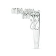 thumbnail image 3 of Angara Natural Diamond Ring - Scattered Round Diamond Princess Tiara Ring in 925 Sterling Silver for Women (Ring Size = 5), 3 of 9