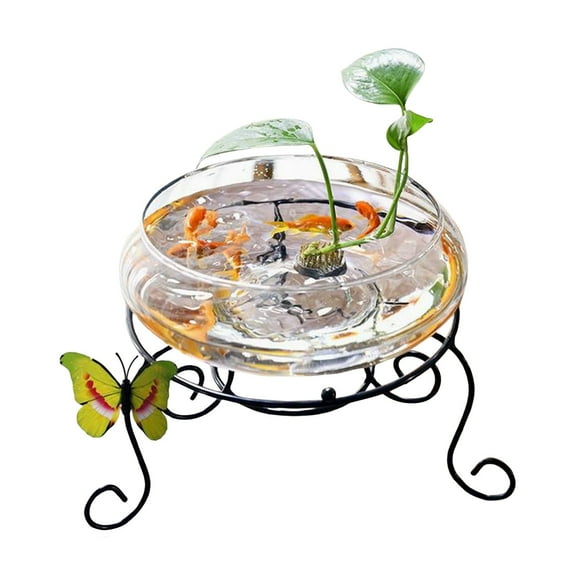 2PCS Lotus Bowl Planter Round Lotus Bowl Glass Lotus Flower Bowl 8 Inch Lotus Bowls For Planting In Water Indoors Applicable To Bonsai Bowl Lotus Flower Hydroponic Plant Bowl Lotus Seeds Lotus Bowl