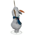 thumbnail image 4 of Gemmy Holiday Shimmering Magic Tinsel Yard Sculpture Olaf 20" Disney (Cool White), White, 4 of 4