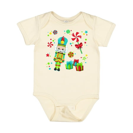 

Inktastic Holiday Nutcracker and Candy for Christmas Gift Baby Boy or Baby Girl Bodysuit