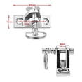 thumbnail image 4 of 2 Pair Top Hardware Deck Hinge with Quick Release Pin Eye End Cap With wrench, 4 of 9