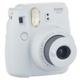 thumbnail image 3 of Fujifilm Instax Mini 9 Instant Camera (Smokey White) + Fujifilm Instax Mini Twin Pack Instant Film (20 Exposures) + Camera Case + Scrapbooking Album + 4 AA Batteries & Charger + 6 Colored Lens Filters, 3 of 10