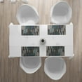 thumbnail image 3 of Ambesonne Rustic Place Mats Set of 4, Blue Grey Planks Grunge, Standard Size, Umber Pale Teal Plum, 3 of 4