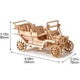 thumbnail image 2 of Jiibva DIY Car 3D Wooden Puzzle Assembly Decorative Model, Christmas Birthday Gift, 1 Set, 2 of 7