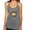 Premium Heather, variant on Softball Life Animal Print Girl Sports Tri-Blend Racerback Tank Top, Vintage Black, Large