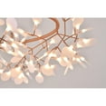 thumbnail image 2 of Living Design Round LED Leaf Petal Chandelier with a Copper Frame, 2 of 6