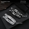 thumbnail image 2 of Full Steel Safety Lock Multitool Pliers with Folding Knife – Heavy-Duty, Compact & Portable Emergency Tool for Home, Outdoor Use – Secure Grip Design, User-Friendly for Professionals & Beginners, 2 of 5