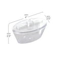 thumbnail image 3 of Smarty 4 oz. Clear Oval Plastic Mini Cups with Lids and Spoons 288ct, 3 of 3