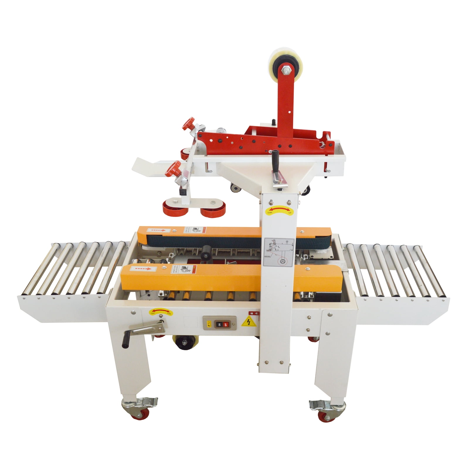 Box Sealing Machine Full Automatic Adhesive Tape Left-Right Drive Commericial 110V