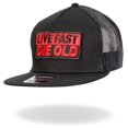 thumbnail image 2 of Hot Leathers GSH2022 Live Fast Die Old Snapback One Size, 2 of 5