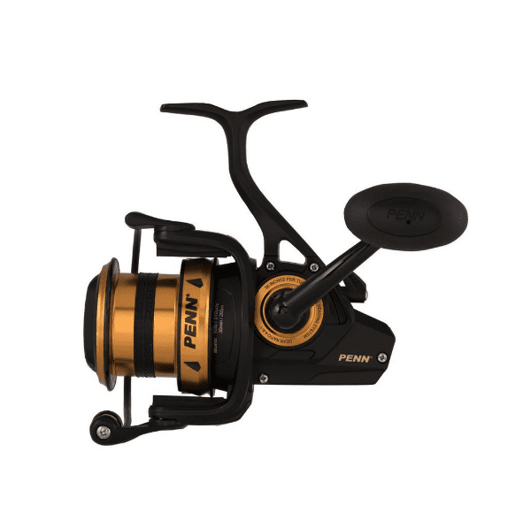 Penn Spinfisher VI Spinning Fishing Reel with 6 Bearings, Size 5500, Black/Gold