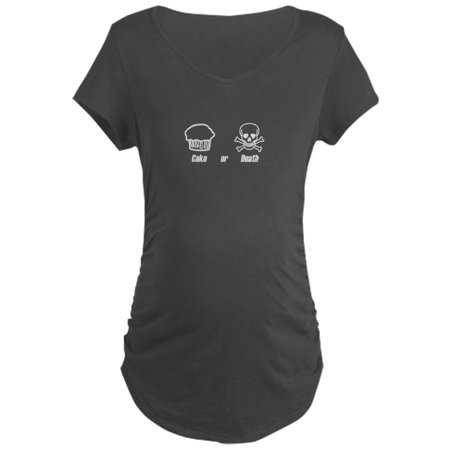 

CafePress - Cake Or Death Maternity T Shirt - Maternity Dark T-Shirt