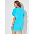thumbnail image 2 of Swimsuits for All Women's French Terry Lightweight Cover Up Tunic, 2 of 4